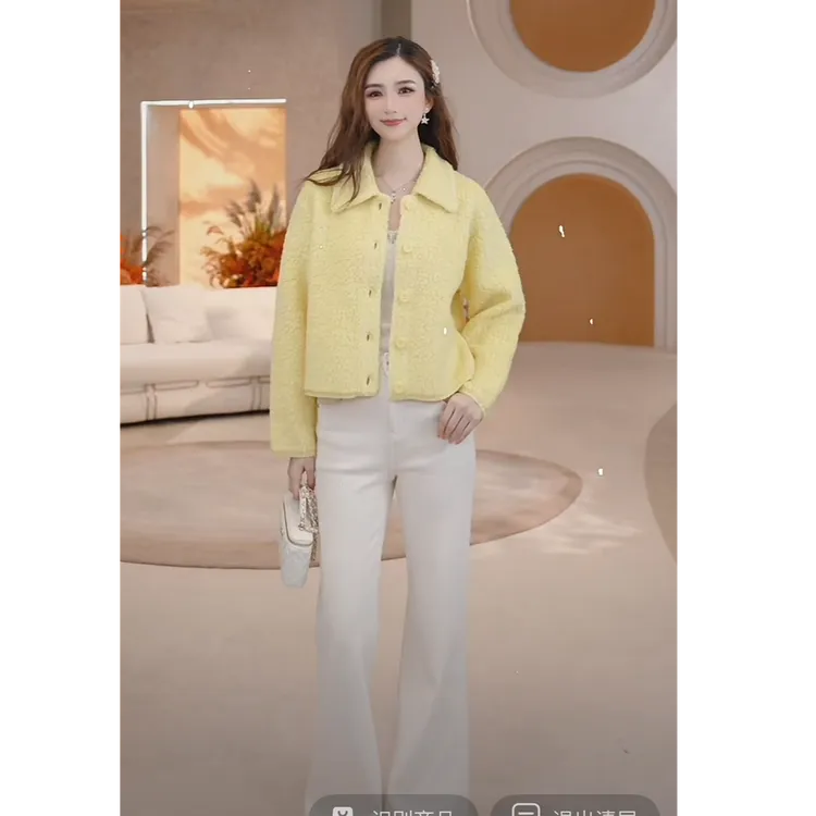 COCO BECCI【美人腰】高腰V型腰头修身微喇牛仔裤CFXYD262089