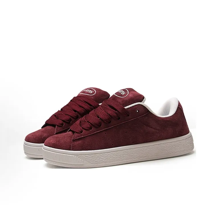 时尚潮流小众复古面包鞋休闲鞋耐磨轻便低帮板鞋男女同款