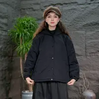 【连帽加厚棉服】百搭冬季棉衣女大码宽松设计感保暖休闲外套