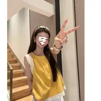 蕾丝花边拼接无袖衬衫女夏季设计感娃娃衫小个子气质a字蕾丝上衣