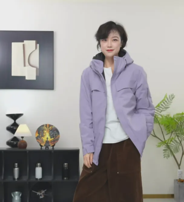 【U.M】黄金甲男女同款连帽黑金冲锋衣棉服外套