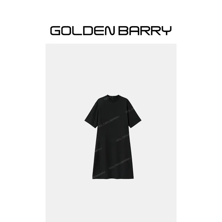 GOLDENBARRY极简风长款连衣裙306062