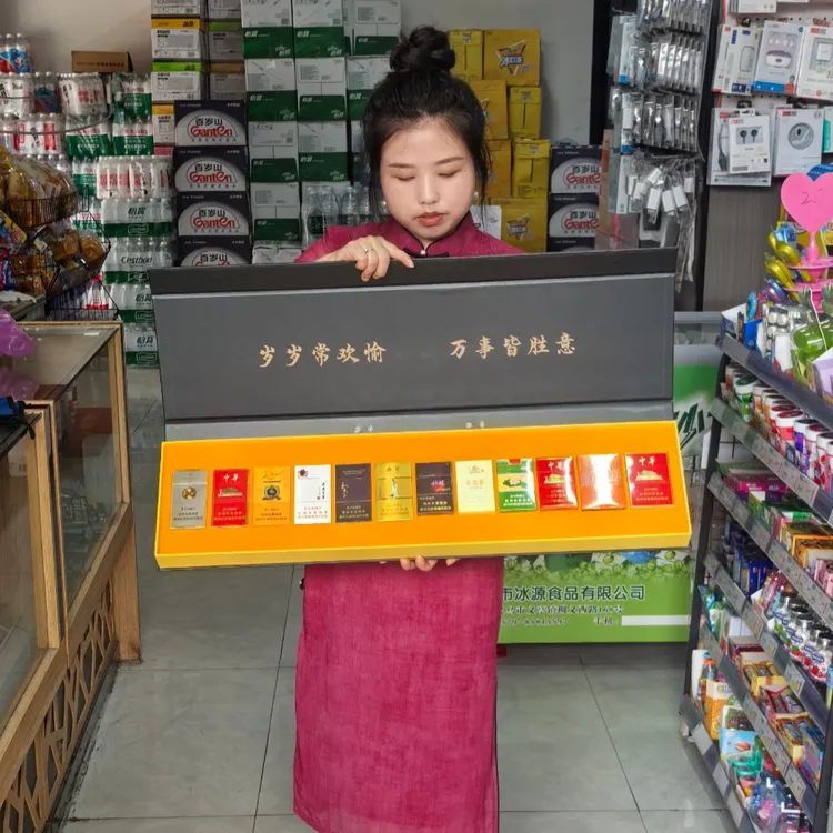 高档全省份通用款可手提一米礼盒开门见喜送男朋友烟盒礼物包装