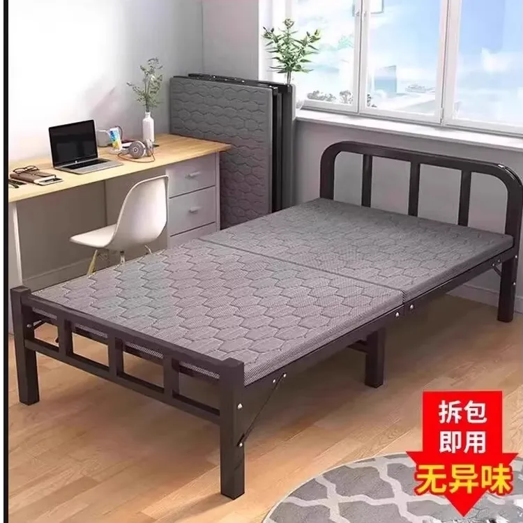 折叠床单人家用简易床办公室午睡神器宿舍午休小床出租屋成人铁床
