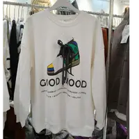 1166#秋冬新款休闲百搭个性圆领加绒卫衣