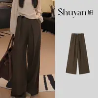 Shuyan妍【天丝西裤】QC重磅天丝棉垂感显瘦西裤SL4054