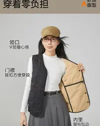 女款气绒羊毛马甲（MYY）