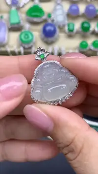 【闪购商品】翡翠颈饰18K金镶嵌570-中国好珍宝