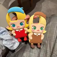 苹果|卡通贝雷帽molly小女孩适用iPhone17p可爱ins创意硅胶手机壳