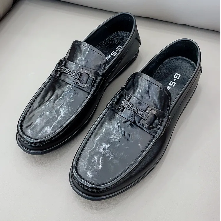 葛氏铭典913-A6休闲薄底男款2025新款百搭潮鞋舒适男士皮鞋