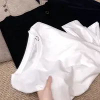 升级加厚棉！【笑脸刺绣T】圆领套头纯色百搭长袖T恤修身显瘦打底衫