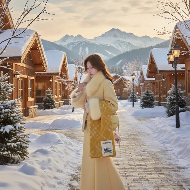 新中式国风女装高端套装女2025冬季新款气质盘扣外套半身裙两件套