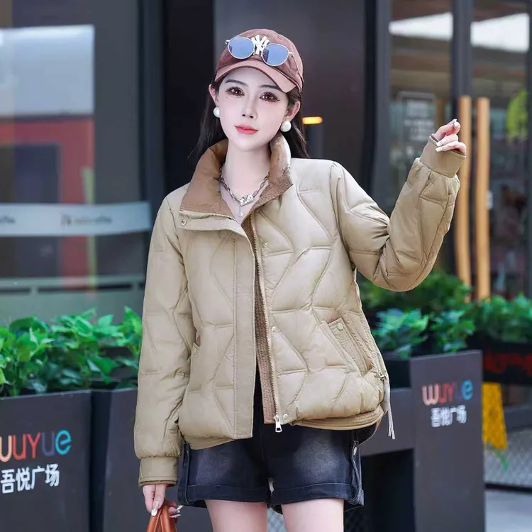 618冬季新款时尚百搭韩版高级感保暖棉袄外套女装棉服