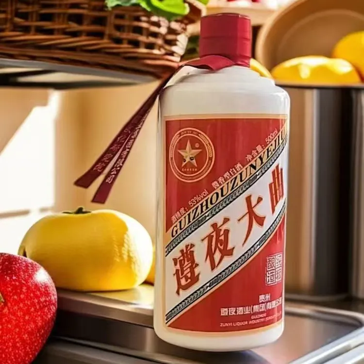 遵夜大曲遵夜酱香型白酒 口感醇厚 整箱装53度500ml*6