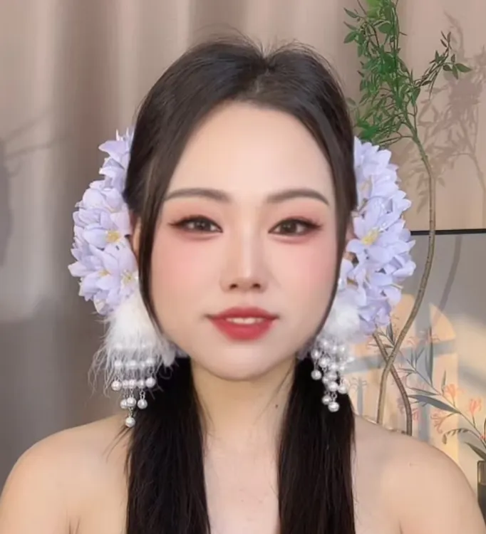 雨露百合 简约风发夹仙气轻奢边夹时尚森系法式超仙学院风女