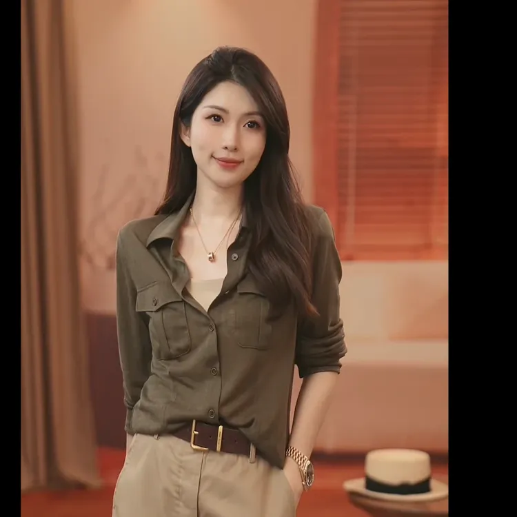 设计感衬衫长袖-2314