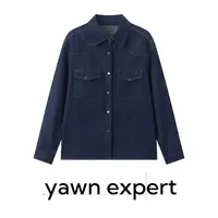 yawnexpert【牛牛自留】蓝调时刻高品质复古叠穿牛仔色织西部衬衫