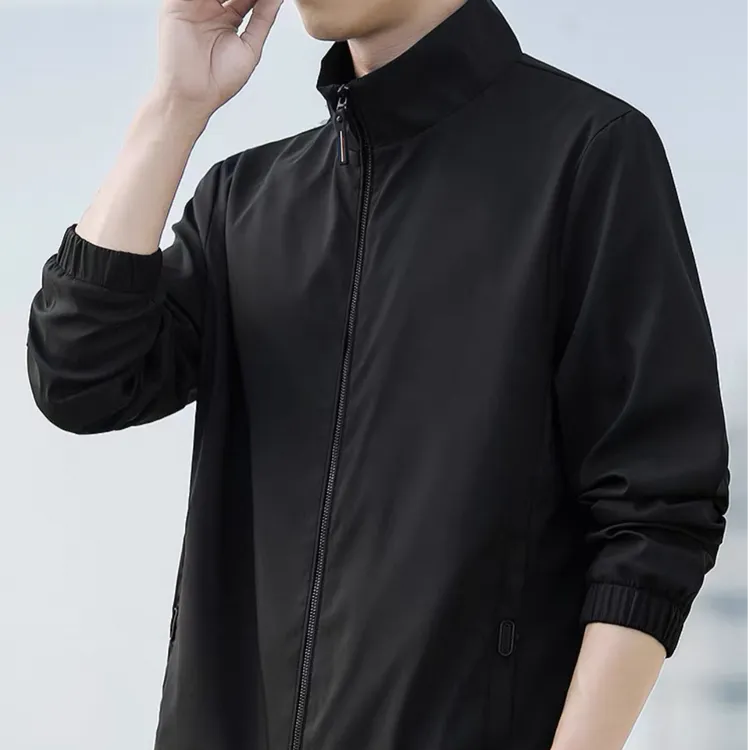 潮牌服饰19-9备注编码上衣休闲立领时尚宽松男装潮流薄款百搭男款