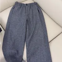 【原 歌】起球裤 加绒加厚显瘦百搭松紧腰一粒扣休闲裤女YG958