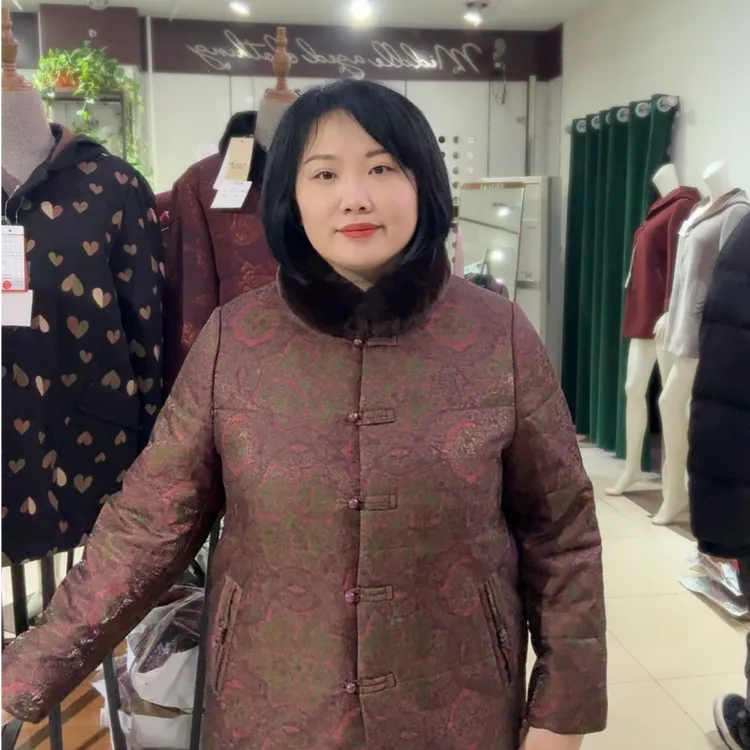 常规常规款网红中老年女装棉服女装花色宽松型薄款