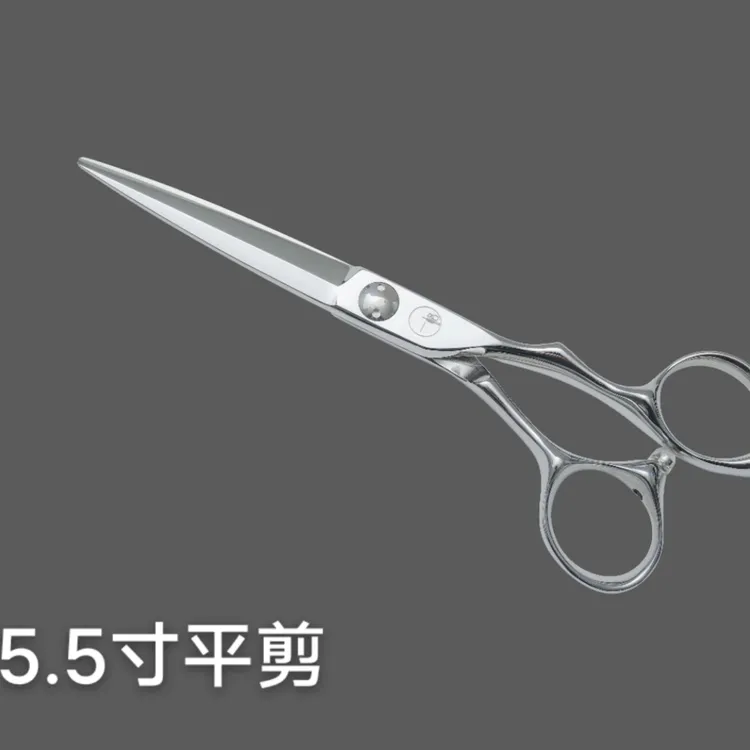 一格5.5寸平剪专业美发剪干湿通用发型师综合剪设计440C钢材