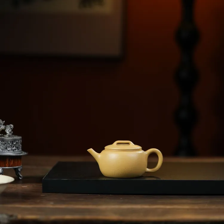 本山【玉瓦】精制工艺精挑本绿丨180cc宜兴紫砂壶高端茶具茶器