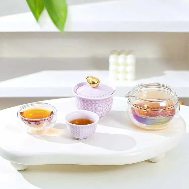 葫里乾坤福禄快客旅行茶具旅行出差随身便携自用送礼精美礼包茶具