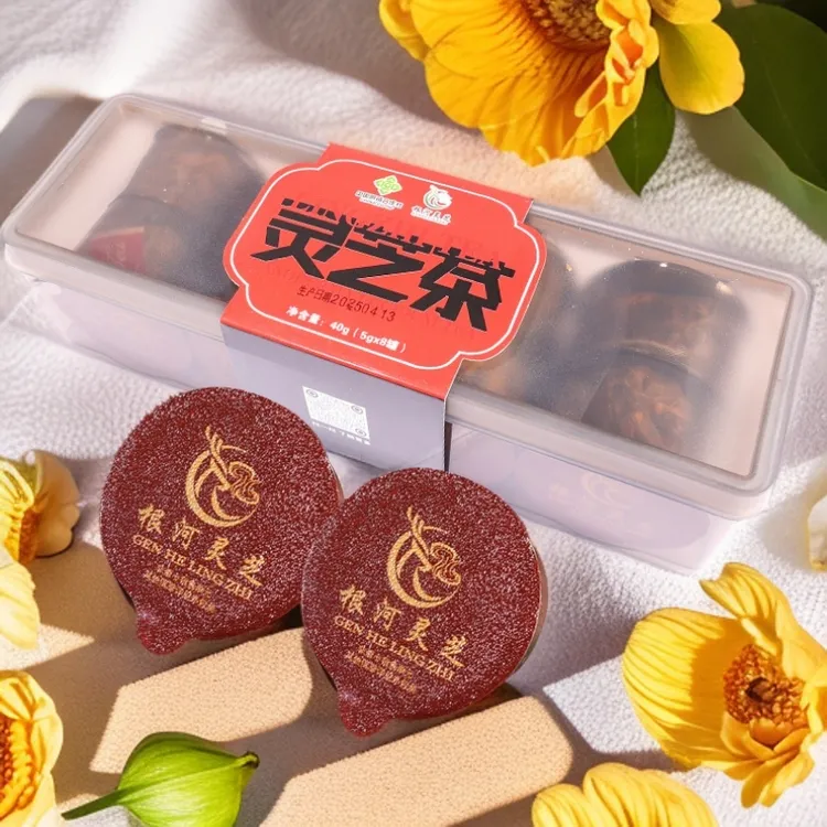 免煮茶包 灵芝小罐茶 泡水喝升级好茶 中国冷极根河特产灵芝茶