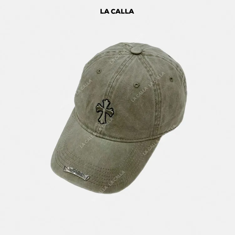 LA CALLA克心中古刺绣棒球帽WDSP109