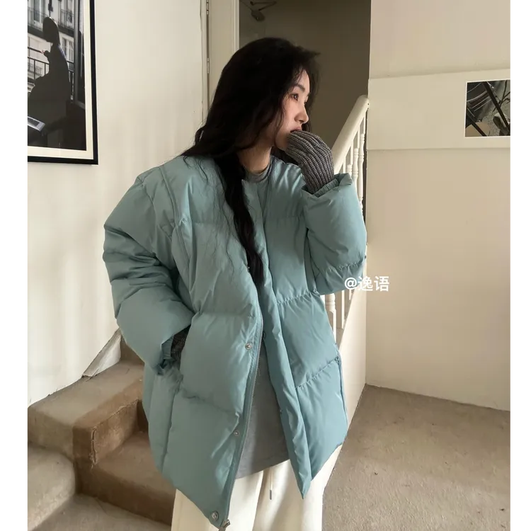 【逸语专场】IN choose U笑笑家冬季圆领90白鸭绒羽绒服外套女85270