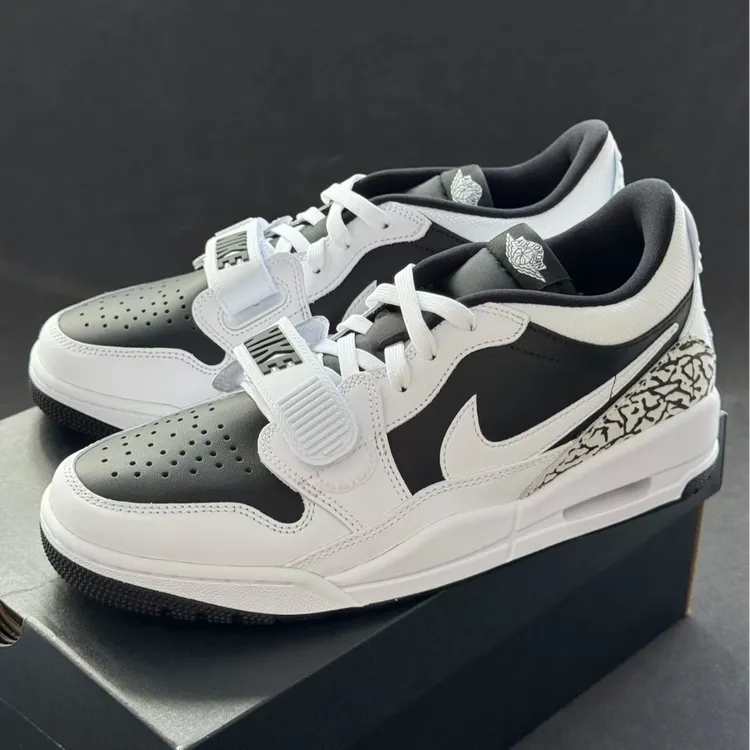 Air Jordan Legacy AJ312 男款黑白色低帮运动休闲板鞋官方正品