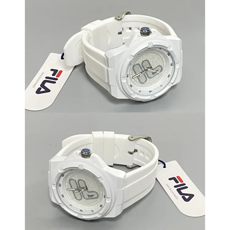 FILA斐乐手表炫酷男女初高中大学生青少年硅胶防水运动石英腕表