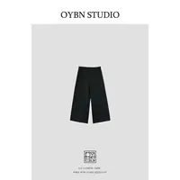 OYBN欧阳贝妮【厌世】微胖大码20羊毛混纺宽松百搭休闲裤1509