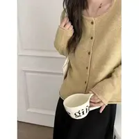 特！门店21&9！圆领开衫气质轻熟风通勤上衣女式针织衫 Z00748