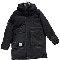 【国标90绒】冬款户外工装保暖连帽款羽绒服-858