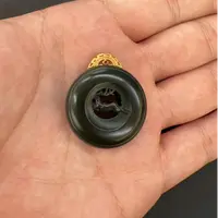 【凰一品】 和田玉塔青九色鹿 18k