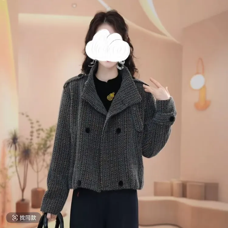 【运补】2025年秋季新款气质时尚潮流显瘦百搭短款女士休闲外套