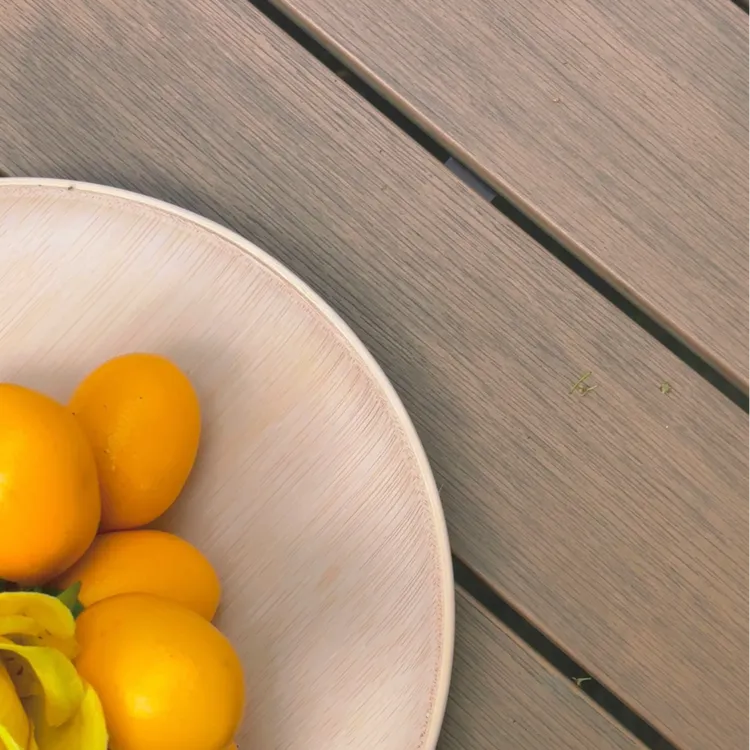 果盘竹制圆形简约创意家用水果水果篮子