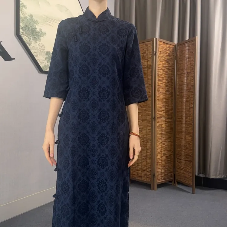 【25秋款】灏蕴 全开襟旗袍中国风传统旗袍裙耐看日常复古旗袍