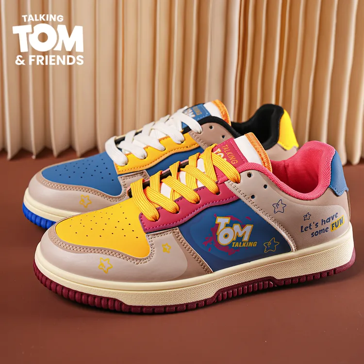 汤姆猫秋季男鞋红蓝鸳鸯小众潮流时尚休闲鞋街头户外运动鞋子男款