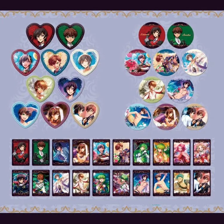 【鲁鲁修】Animate2025场贩吧唧反叛的鲁路修日谷徽章（代拆）