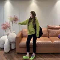 I14 韩式连帽宽松百搭显瘦休闲卫衣 EI1305