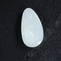 和田玉羊脂白玉花开富贵挂件