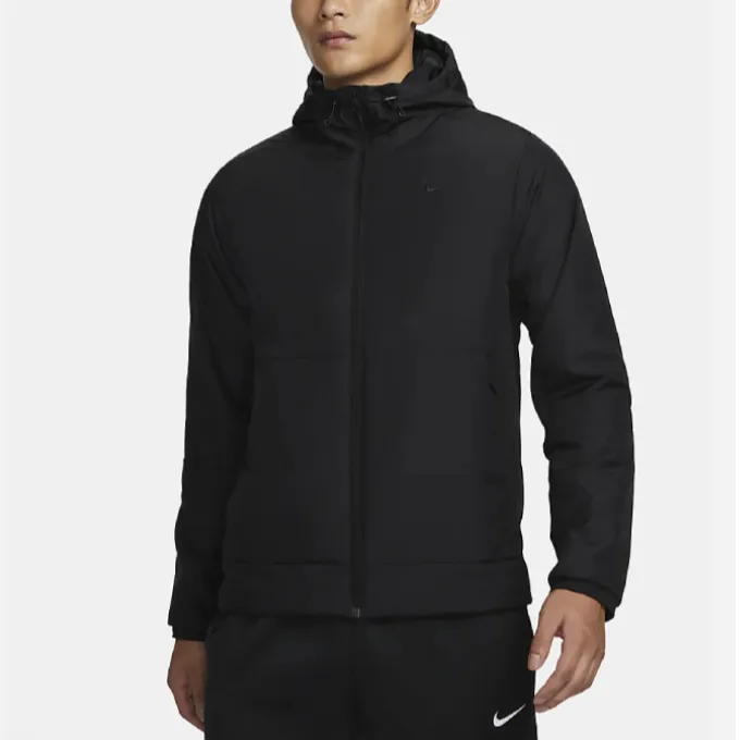 NIKE耐克棉衣男女秋冬新款防风保暖运动连帽棉服外套FB7545-010