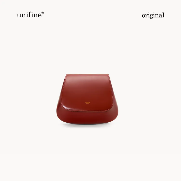 unifine板栗小包包女斜挎单肩简约小众原创复古百搭