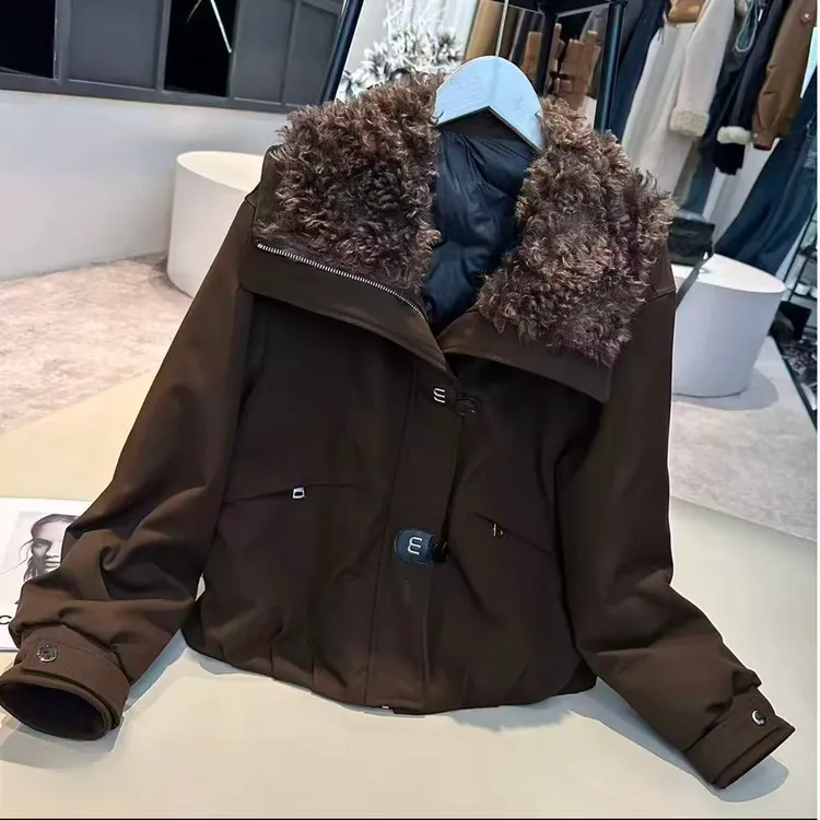 《姚家优麦汇》Y7393冬款立领羽绒外套百搭休闲韩系女款