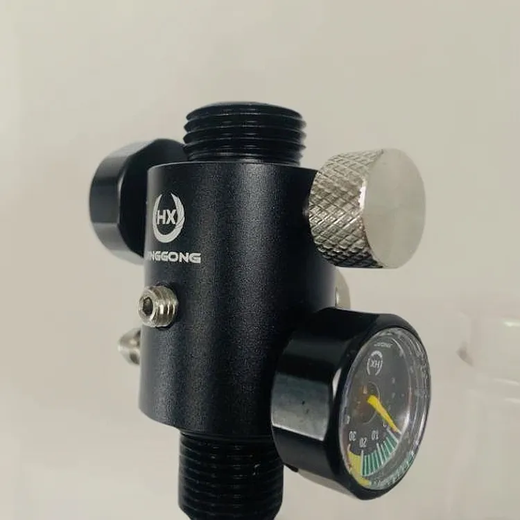 圆阀高压阀减压恒压阀加厚防爆快速排气阀门双表一体