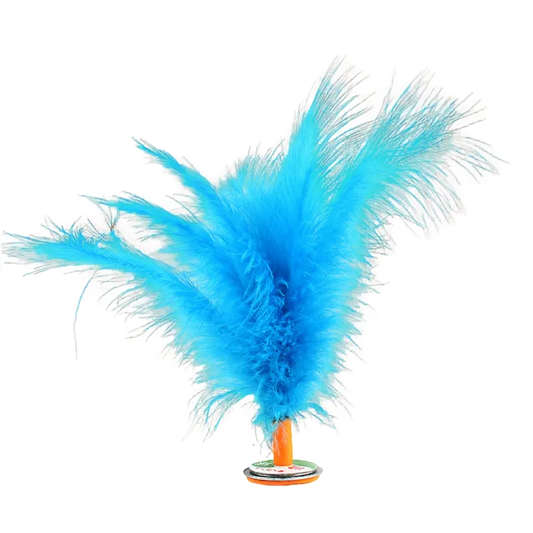 彩色火鸡毛毽子羽毛毽球适合成人健身比赛专用毽子踢毽子