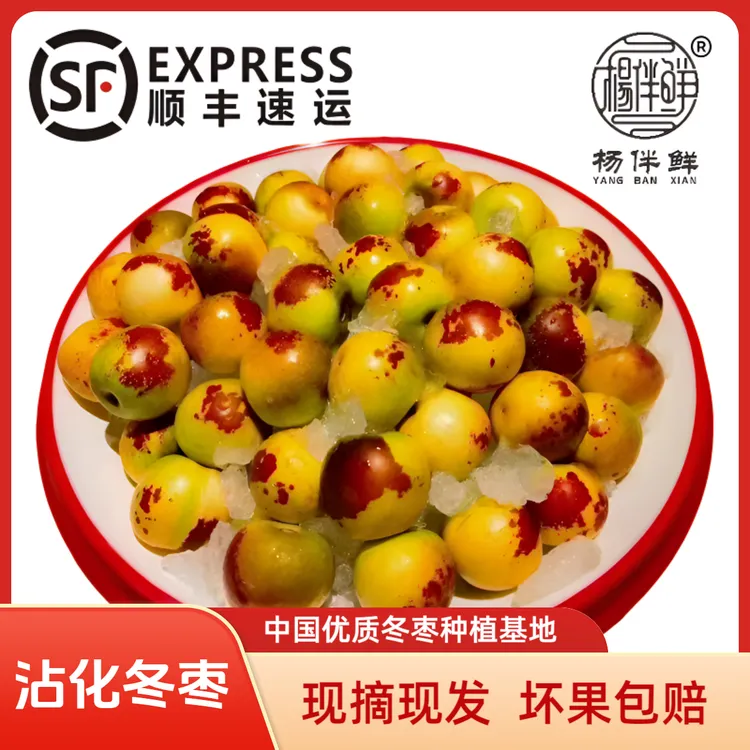 杨伴鲜【顺丰包邮】沾化冬枣5斤 大棚冬枣  产地直发