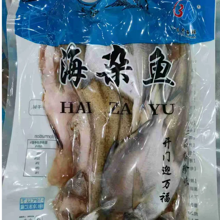 海杂鱼  去内脏 已清理干净 （包括鲳鱼、红娘鱼、狗腿鱼） 750g/包